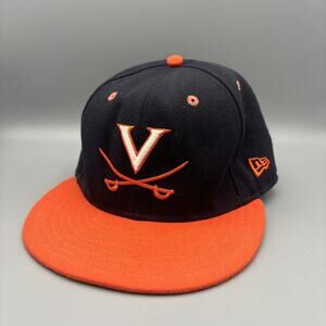 Virginia Cavaliers Hat Adult 7 3/8 Fitted 59Fifty Cap Made in USA Vintage